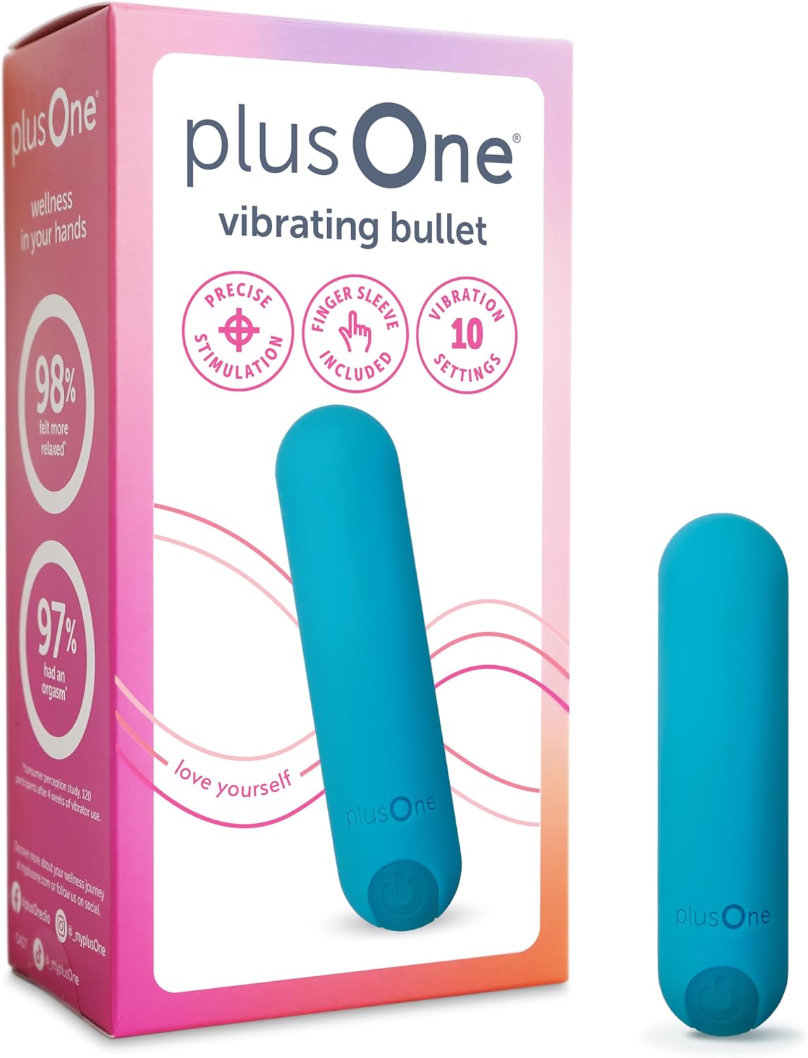 plusOne Bullet Vibrator for Women,