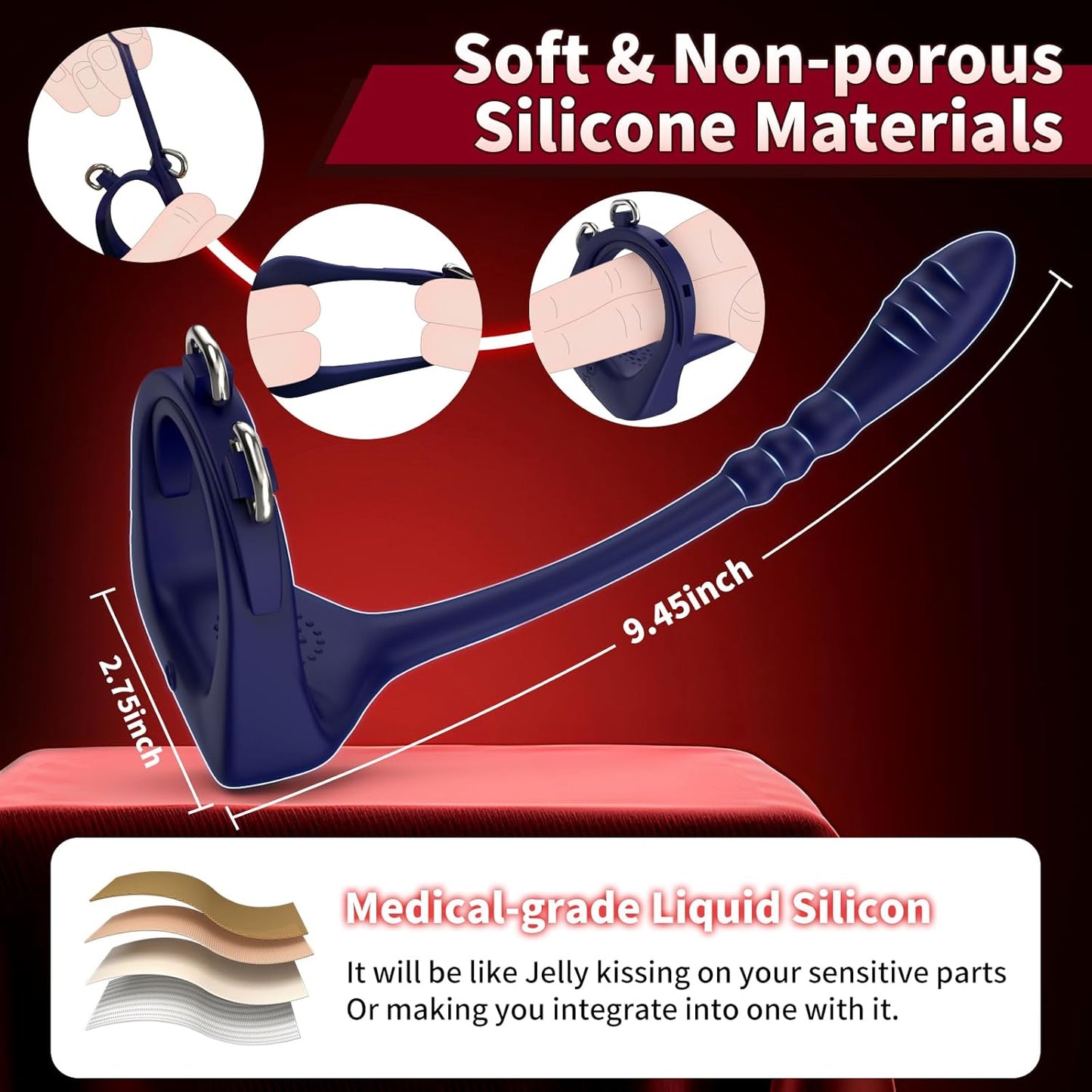 Male Prostate Massager Couple Clitoral Sult Toys...